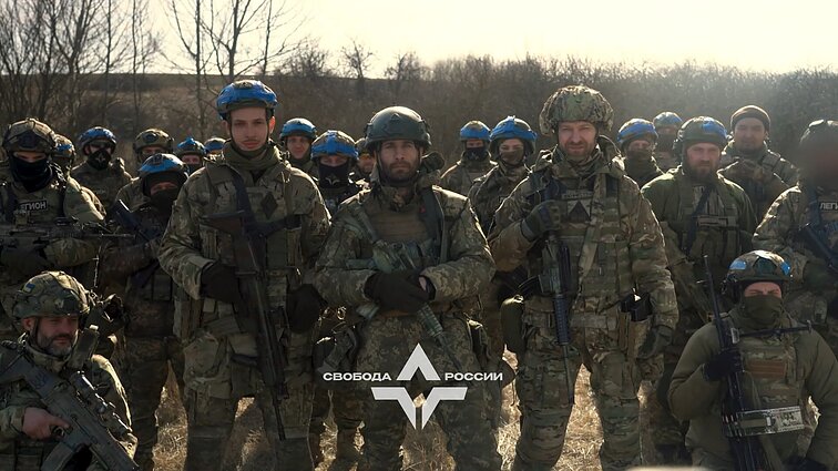 Участники Легиона Свобода России